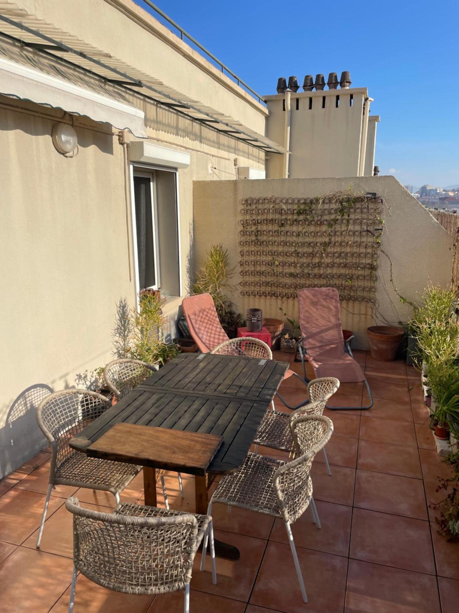 4 Personnes Appart 60 M2 Terrasse 35M2 Sejour Sud 2 Vraies Chambres Gare Saint-Charles Universite Marseille Eksteriør billede